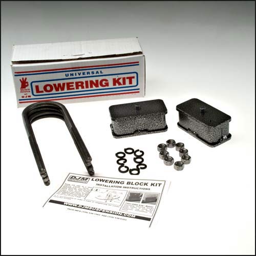 1997-2004 Dodge Dakota 2 inch Rear Steel Lowering Block Kit