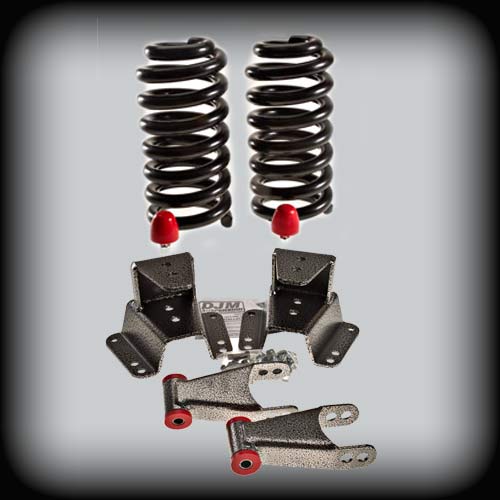 1973-1987 C10 2 inch Front / 4 inch Rear Complete Lower Kit (Shocks Included)