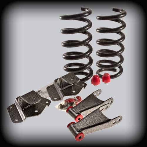 1995-1999 Chevy Tahoe 3 inch Front / 3 inch Rear Complete Lowering Kit (4 Door) (Shocks Included)