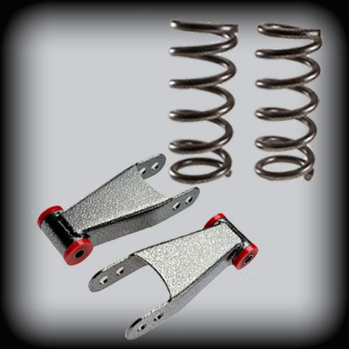 1988-1998 Chevy 1500 2 inch Front / 2 inch Rear Complete Rear Lowering Kit (Shocks Included)