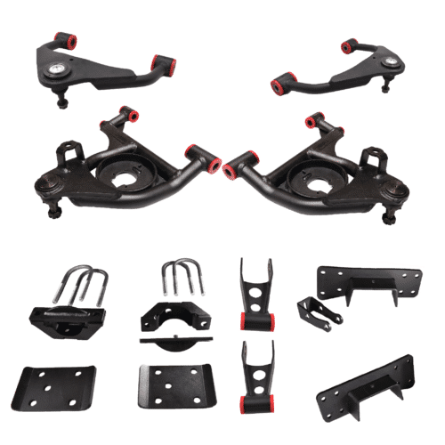 1999 – 2006 Chevy Silverado/Sierra - 5 Inch Front 7 Inch Rear Complete Lowering Kit With Upper Control Arms (Shocks Included)