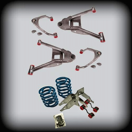 2015-2018 Tahoe/Suburban with Aluminum Steering Knuckle Complete 3inch front/ 4inch Rear Lowering Kit (Shocks Included)