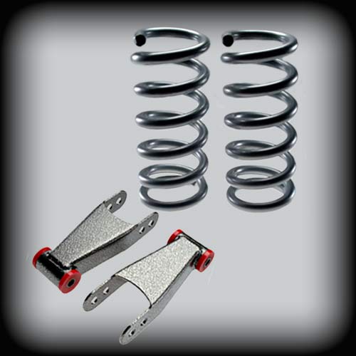 2003-2006 (2007 Classic) Silverado/Sierra Crew Cab Complete 2 inch Front / 2 inch Rear Lowering Kit (Shocks Included)