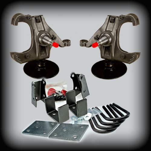 1973-1987 C10 Complete 3 inch front / 5 inch rear Lowering Kit (1 inch rotors) (Shocks Included)